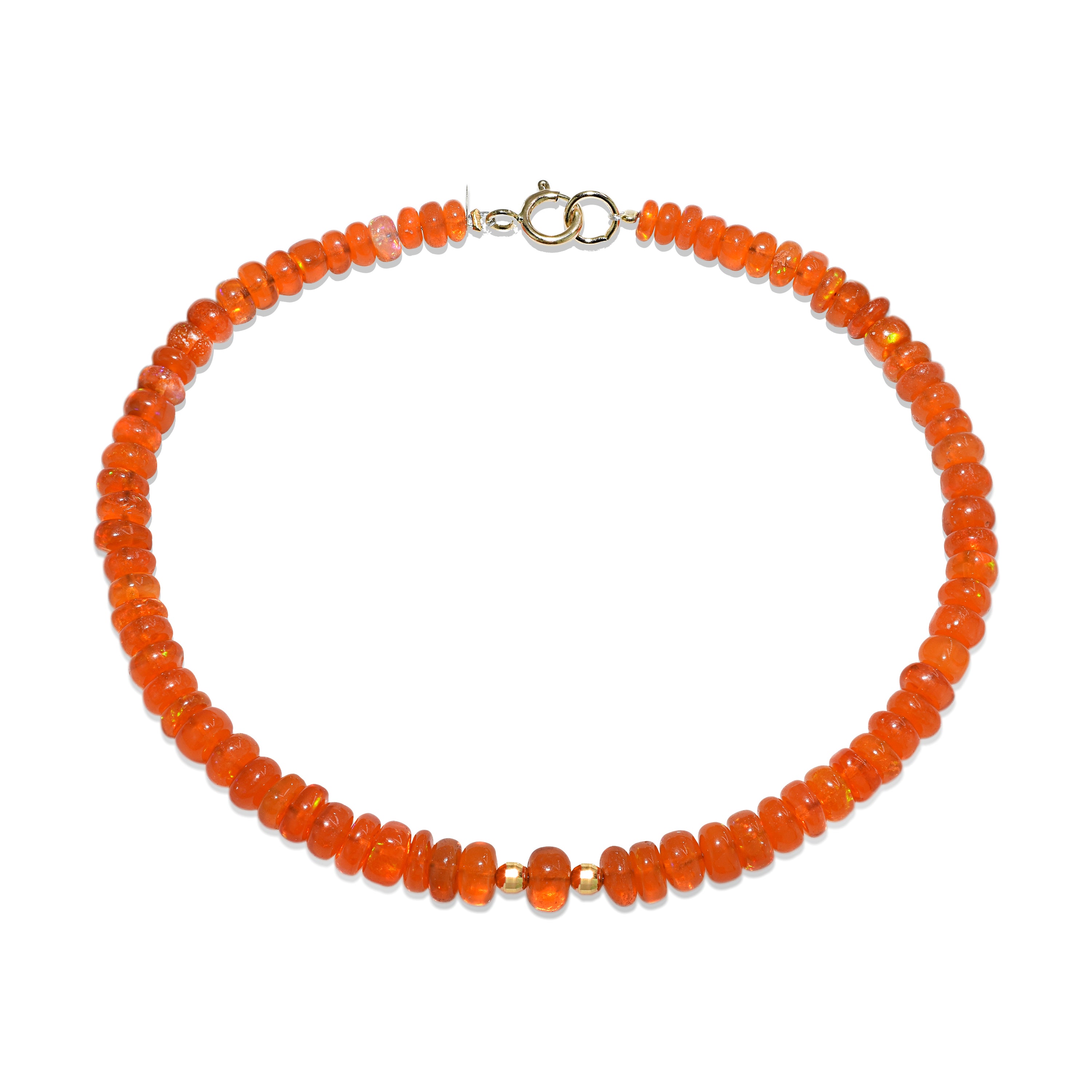 14k Dyed Gold Ball Bracelet