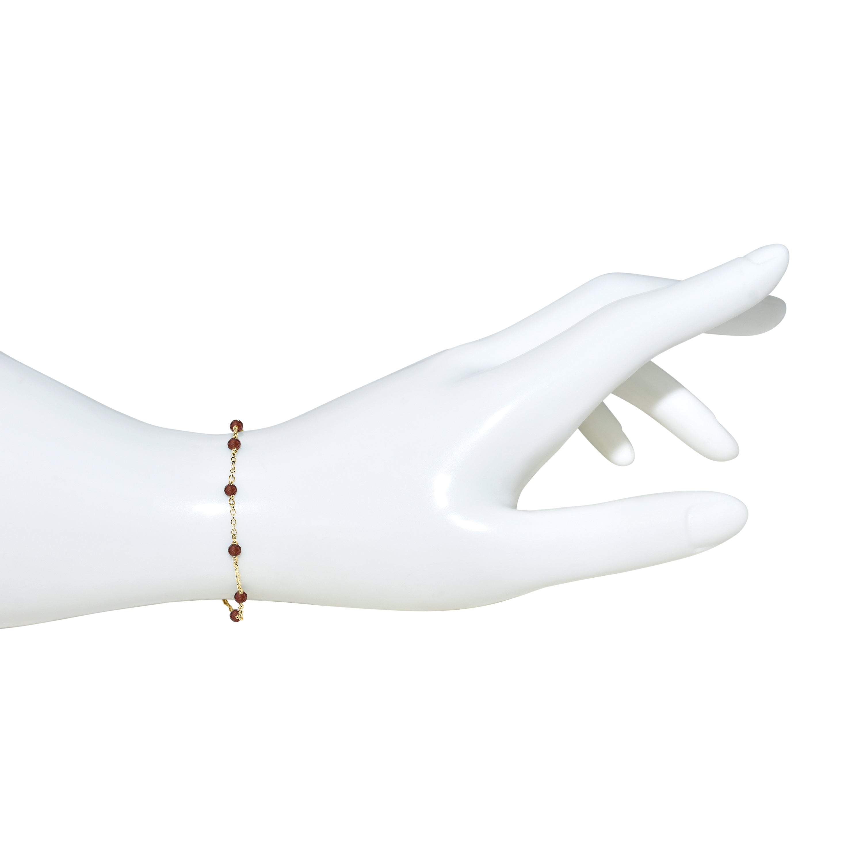 14k Gemstones and Pearl Bracelet