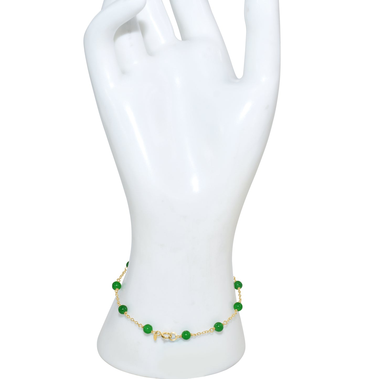 14k Gemstones and Pearl Bracelet