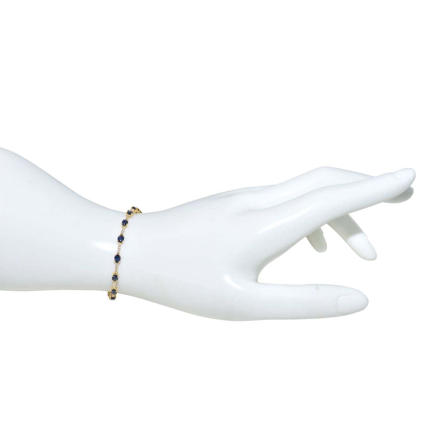 14k Sapphire Diamond Bracelet