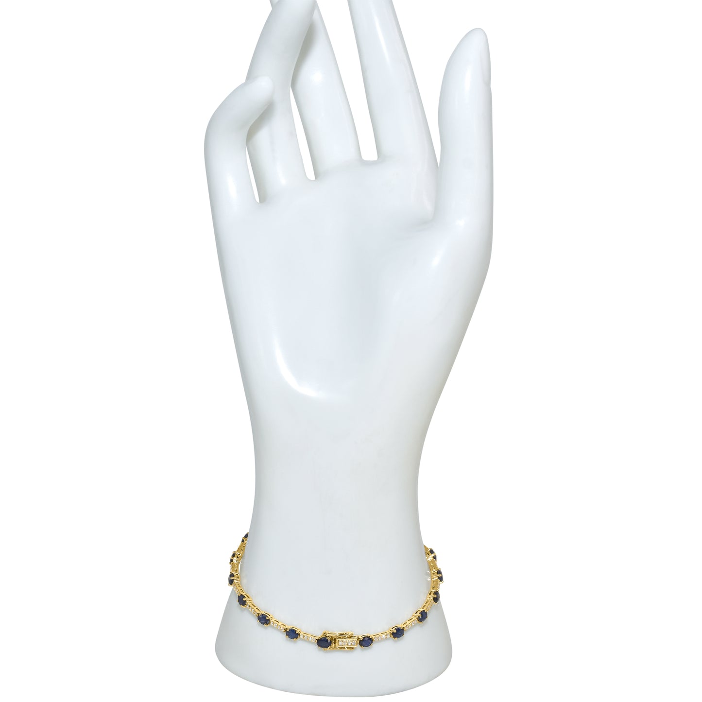 14k Sapphire Diamond Bracelet