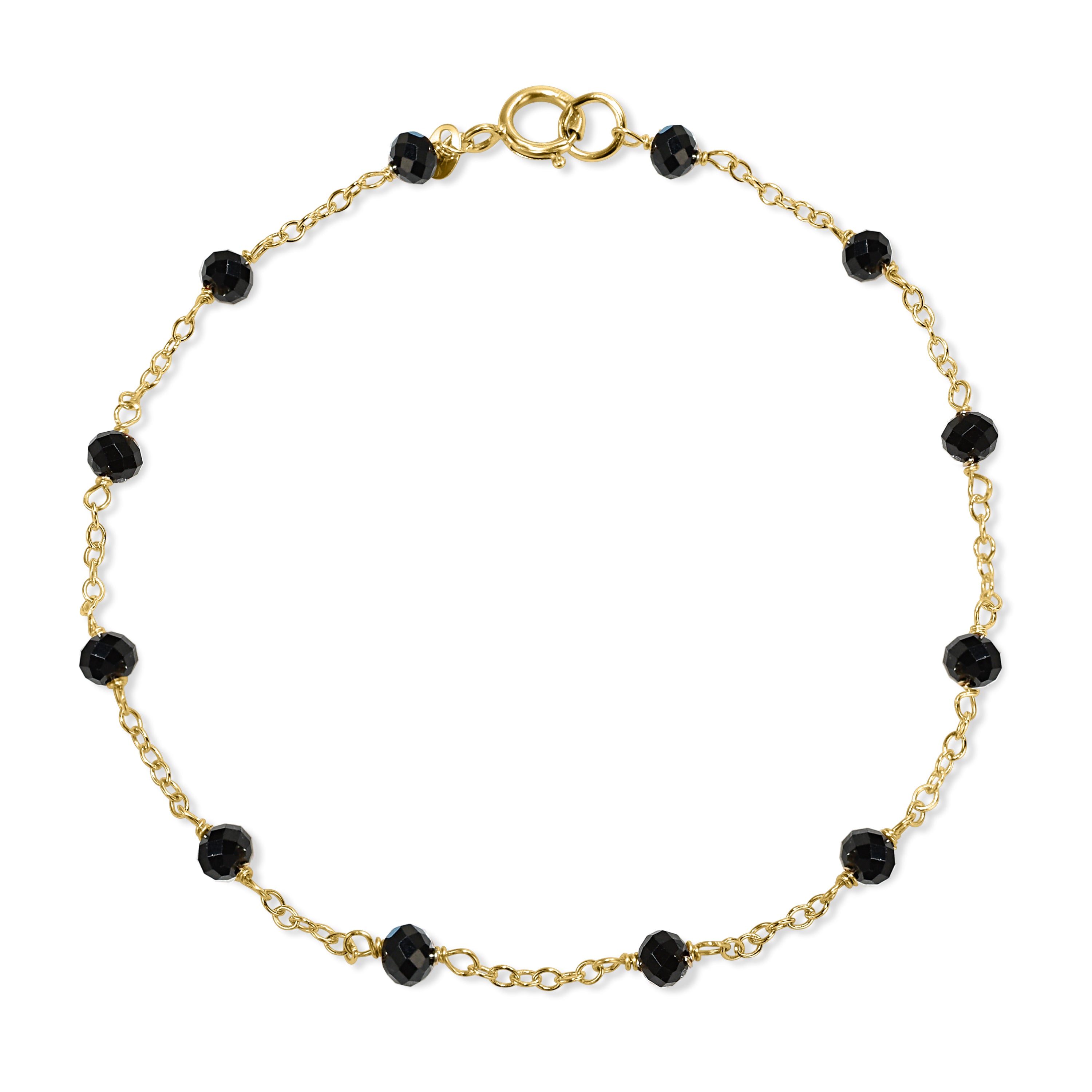 14k Gemstones and Pearl Bracelet
