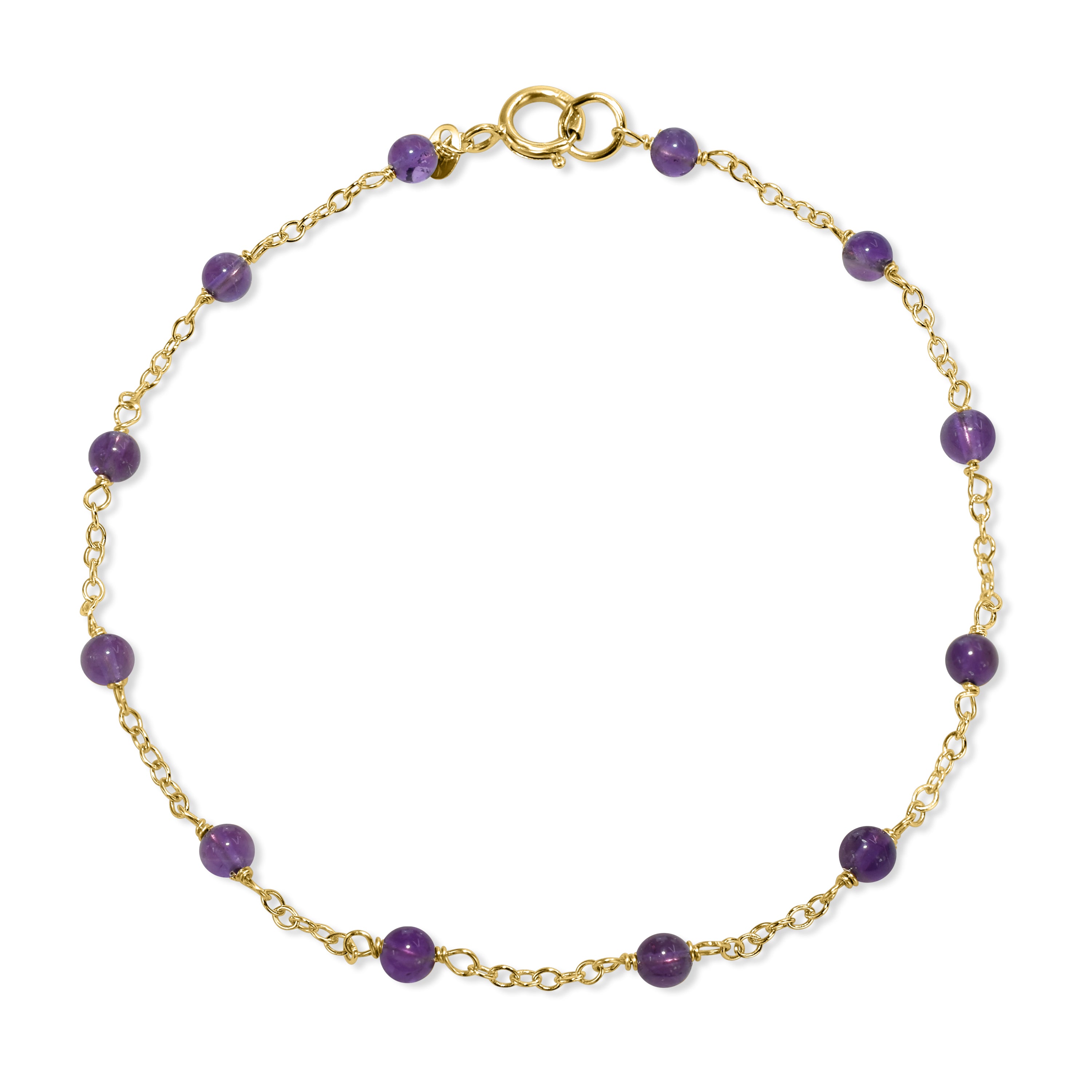 14k Gemstones and Pearl Bracelet