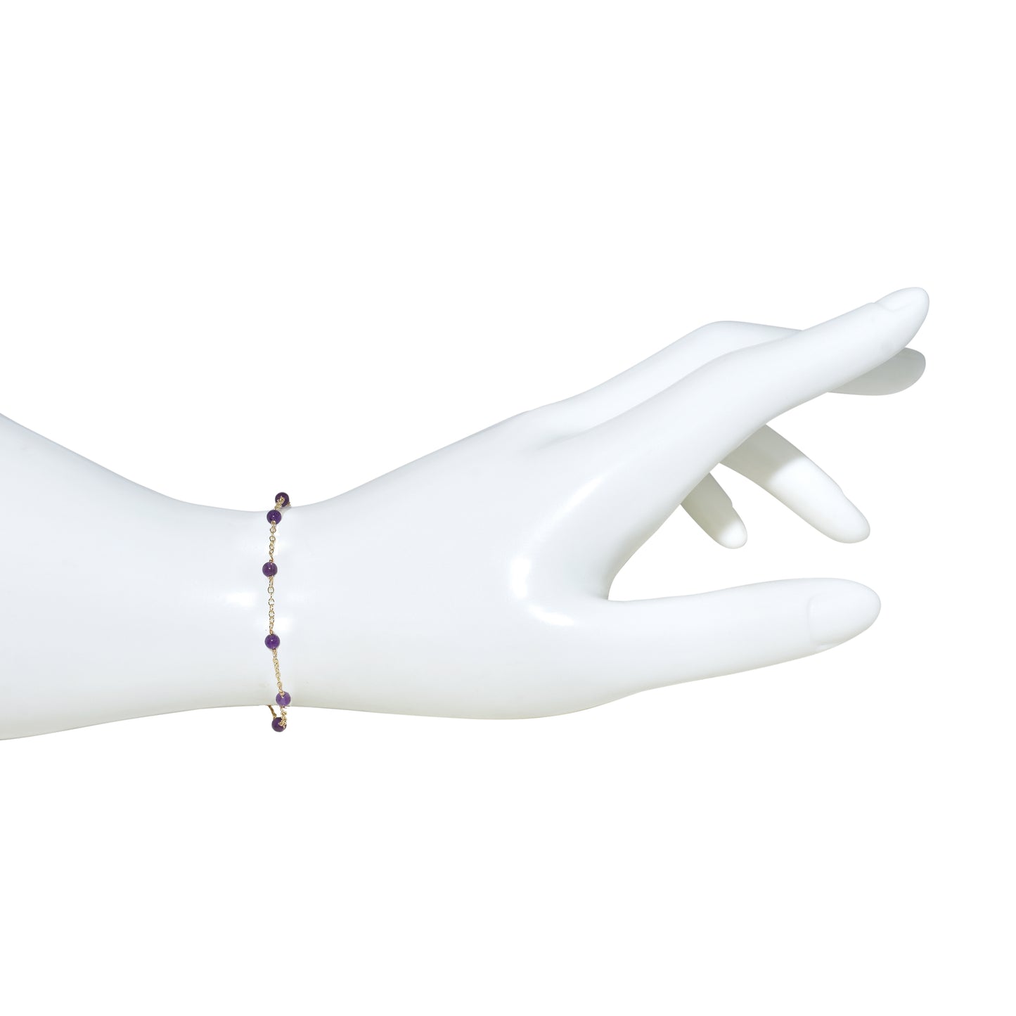 14k Gemstones and Pearl Bracelet