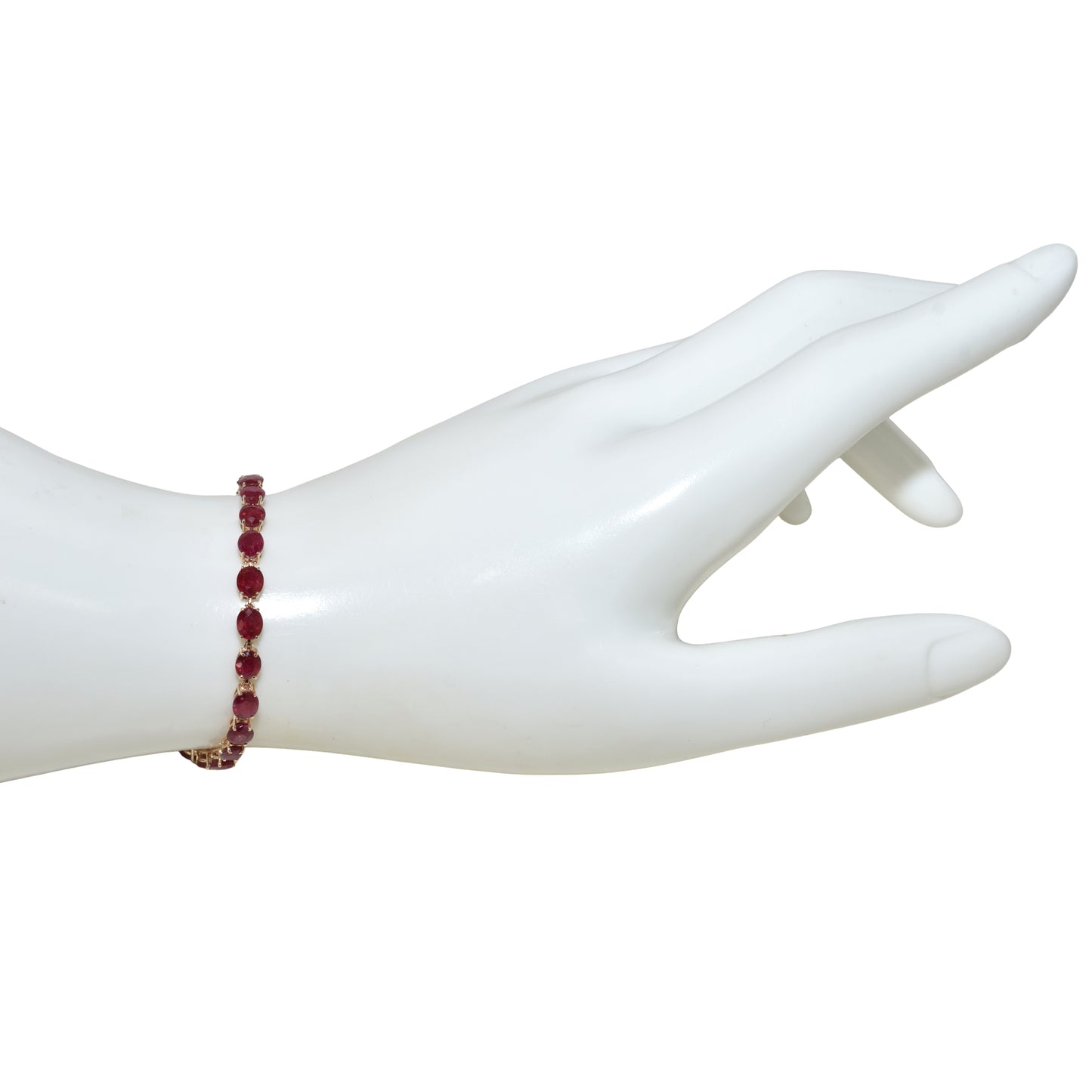 14k Ruby Tennis Bracelet
