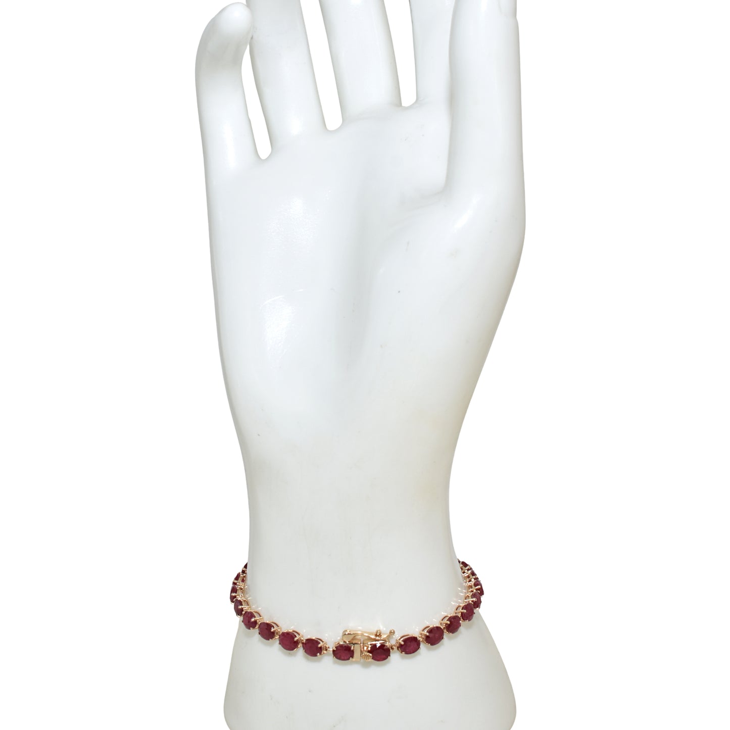 14k Ruby Tennis Bracelet