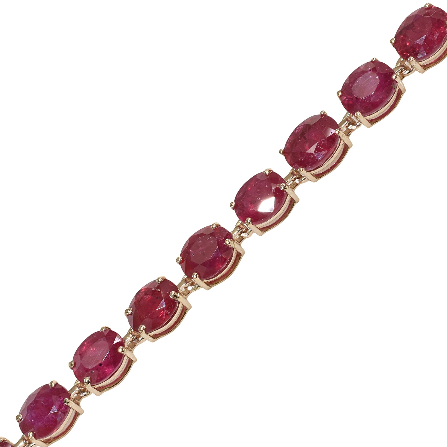 14k Ruby Tennis Bracelet