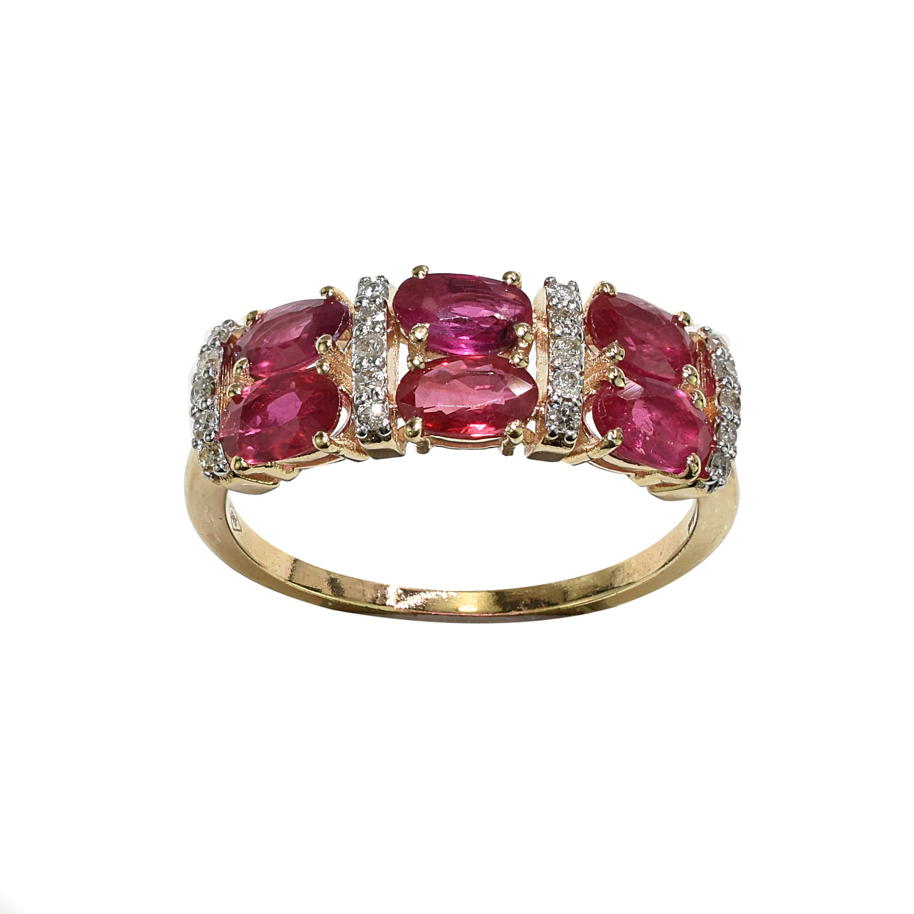 14k Ruby Diamond Ring