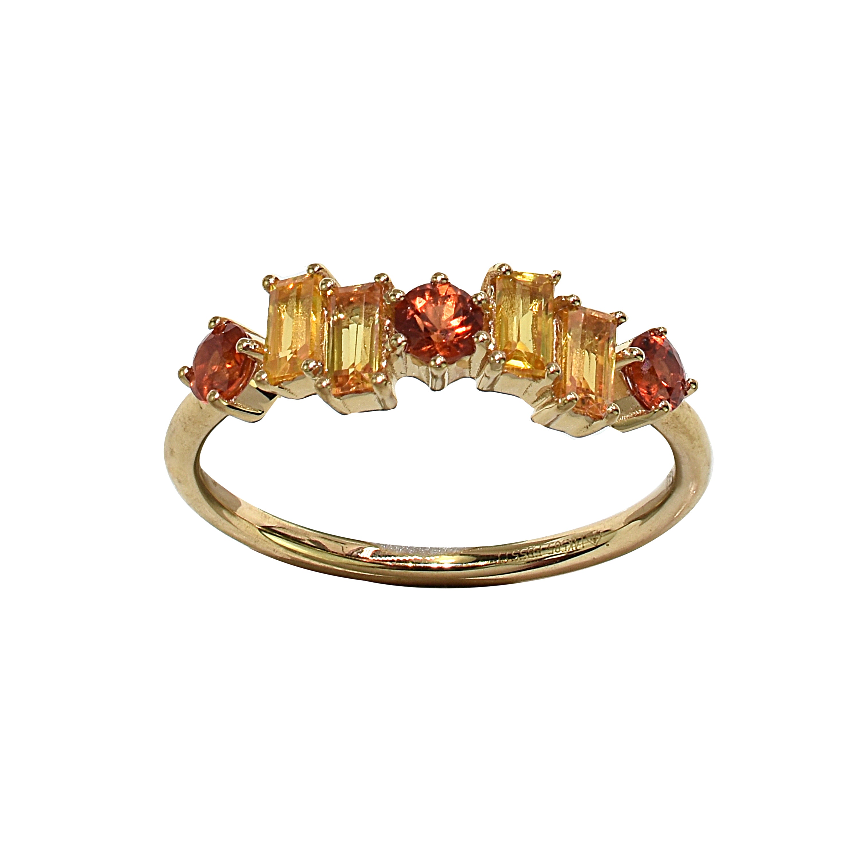 14k Multi Sapphire Ring
