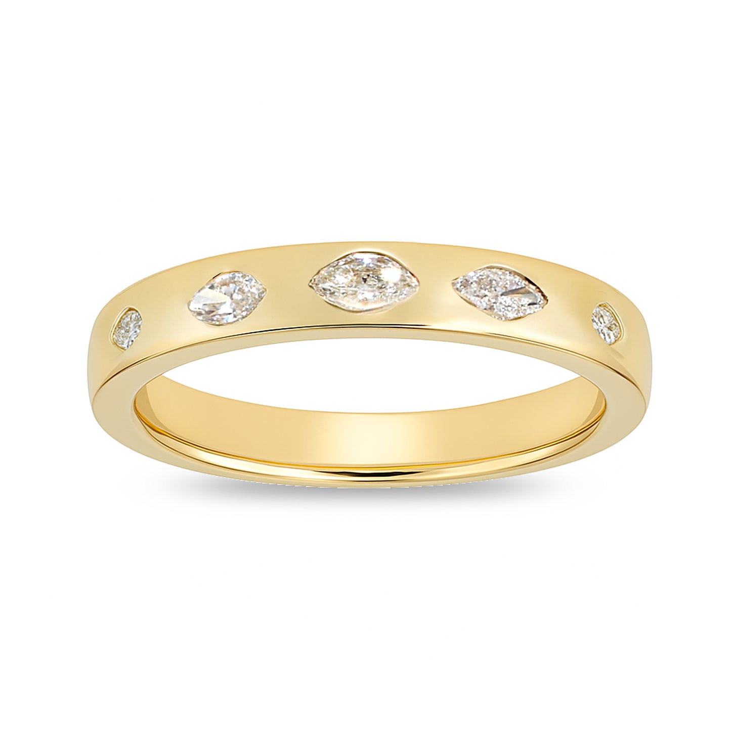 14k Diamond Round Cut Ring