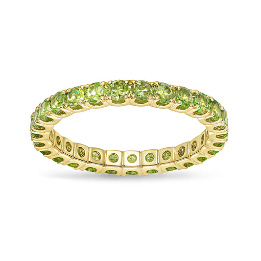 14k Peridot Multi Stone Ring