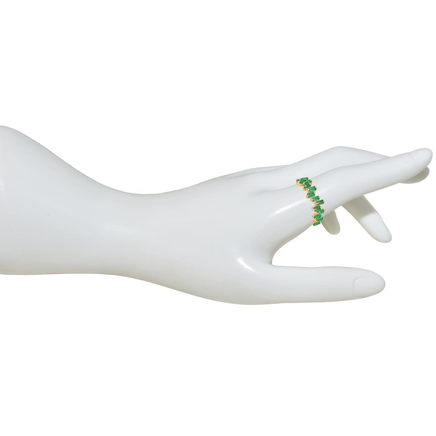 14k Gemstone Baguette Ring