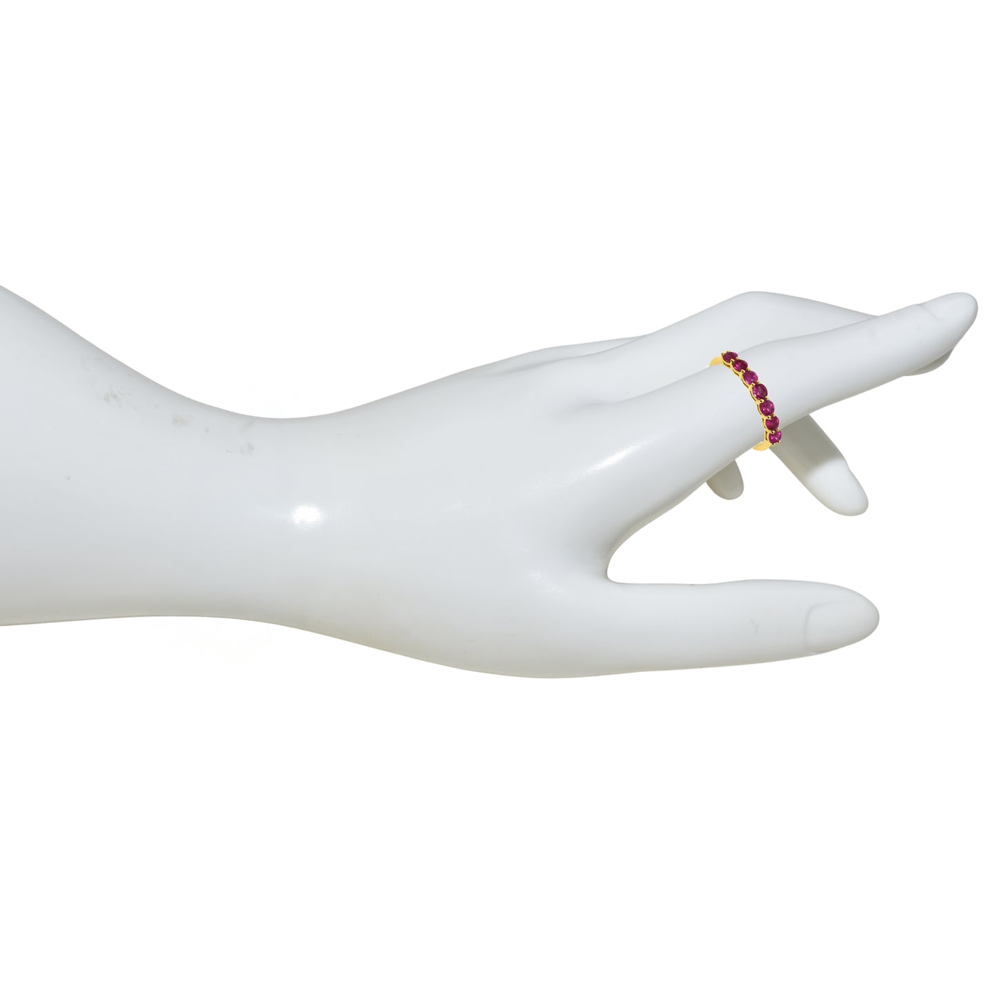 14k Ruby Round Cut Ring