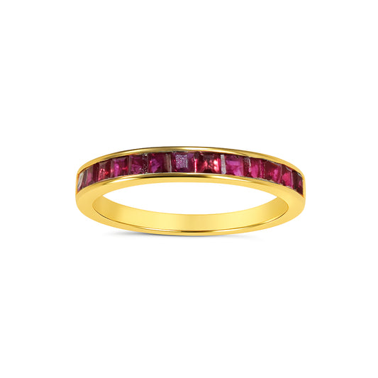 14k Ruby Channel Set Ring