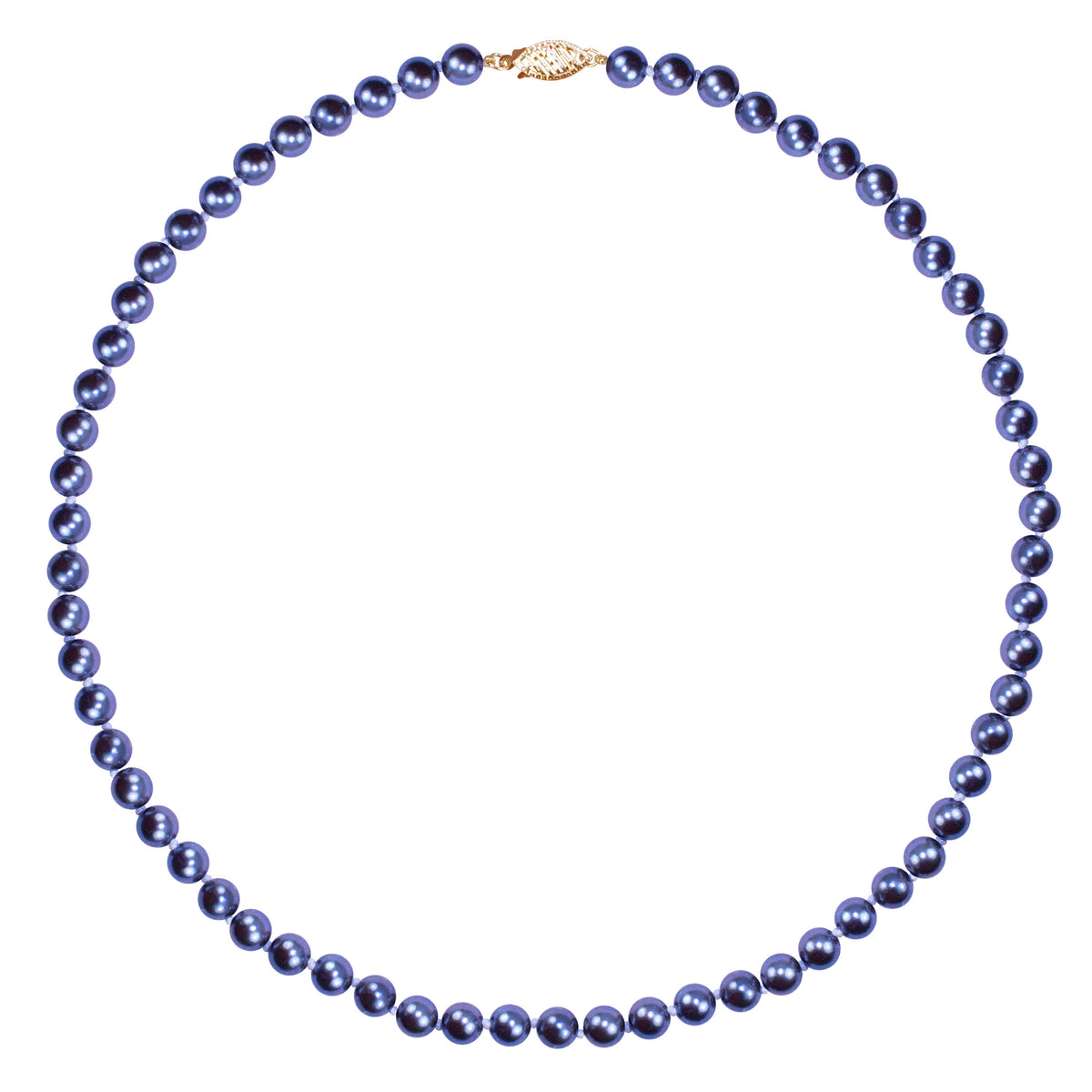 14k Black Cultured Pearl Necklace