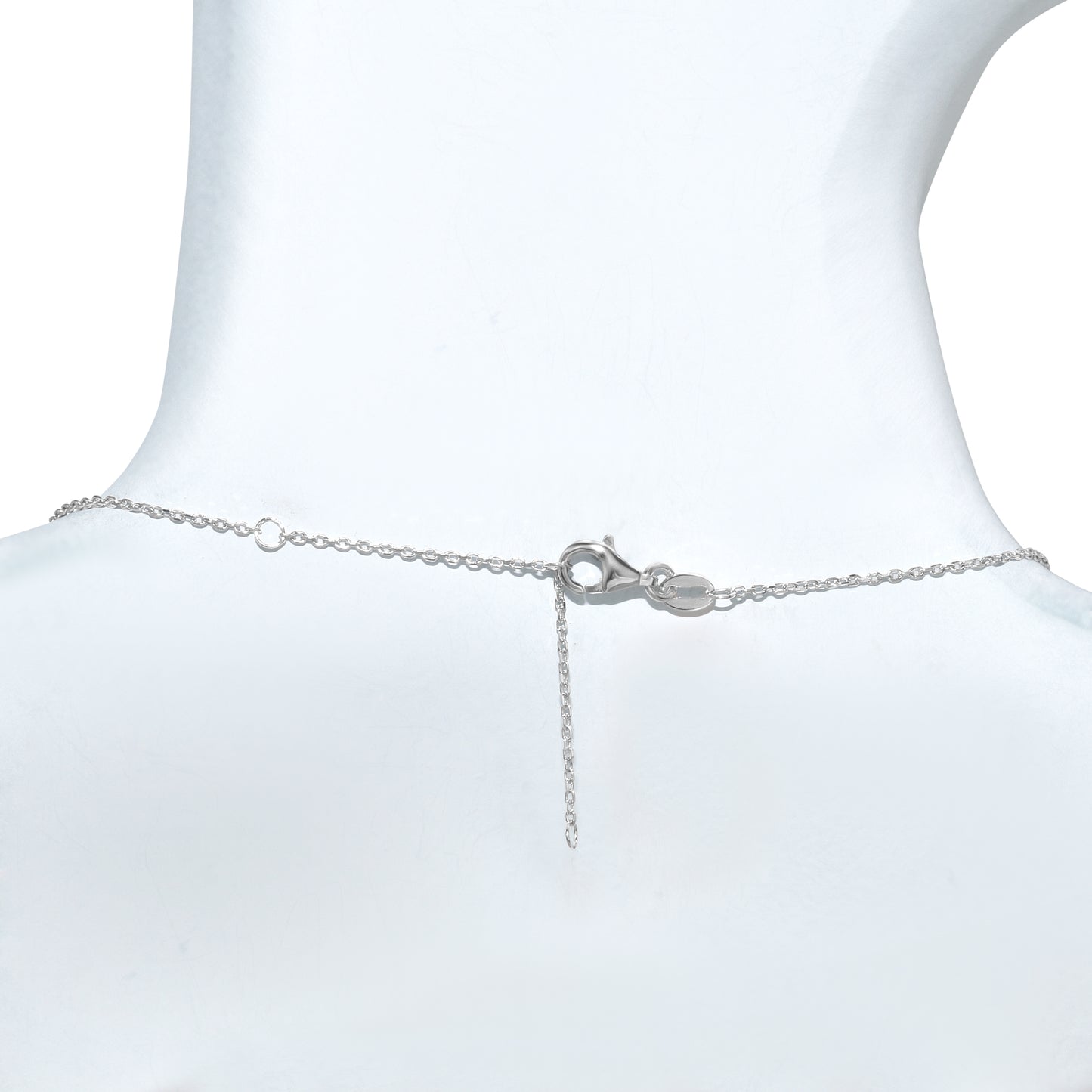 Sterling Silver Cubic Zirconia Cross Pendant Necklace