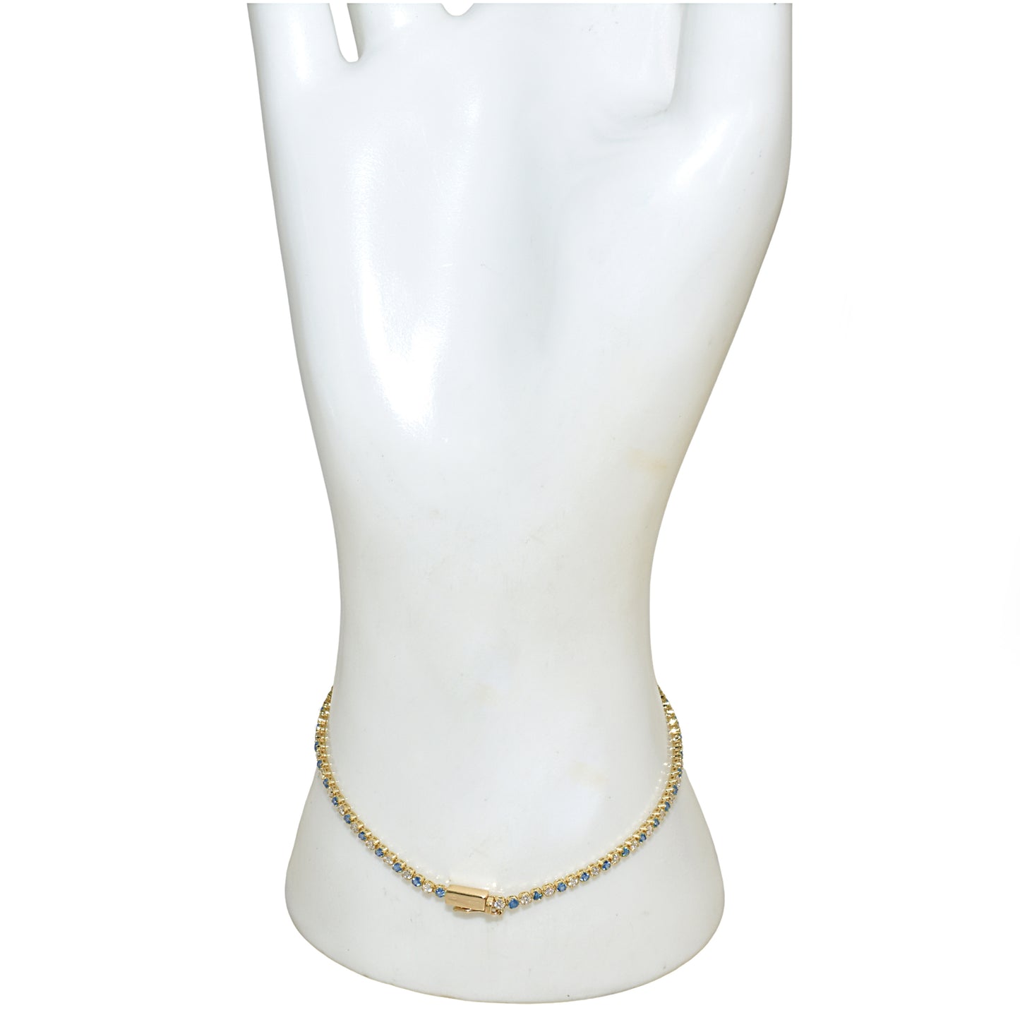 18k Sapphire Diamond Bracelet