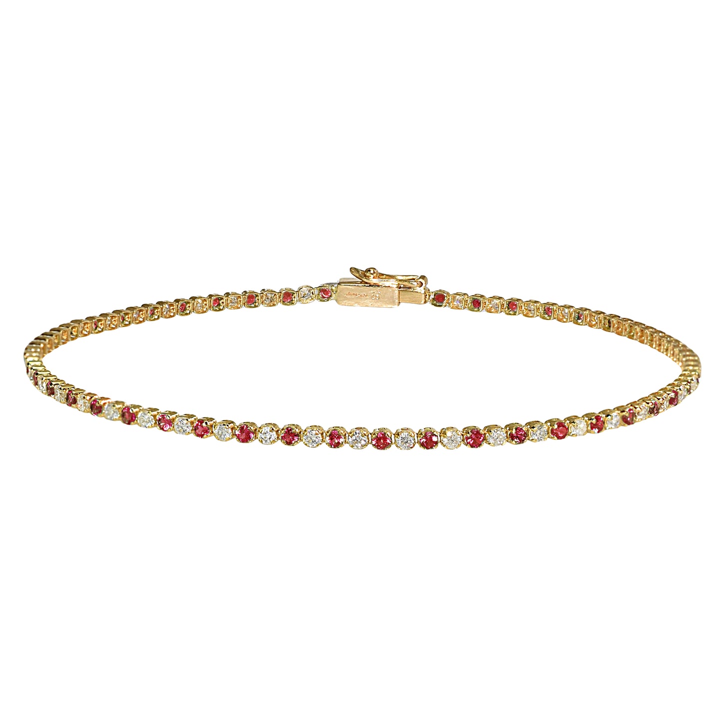 18k Ruby Diamond Bracelet