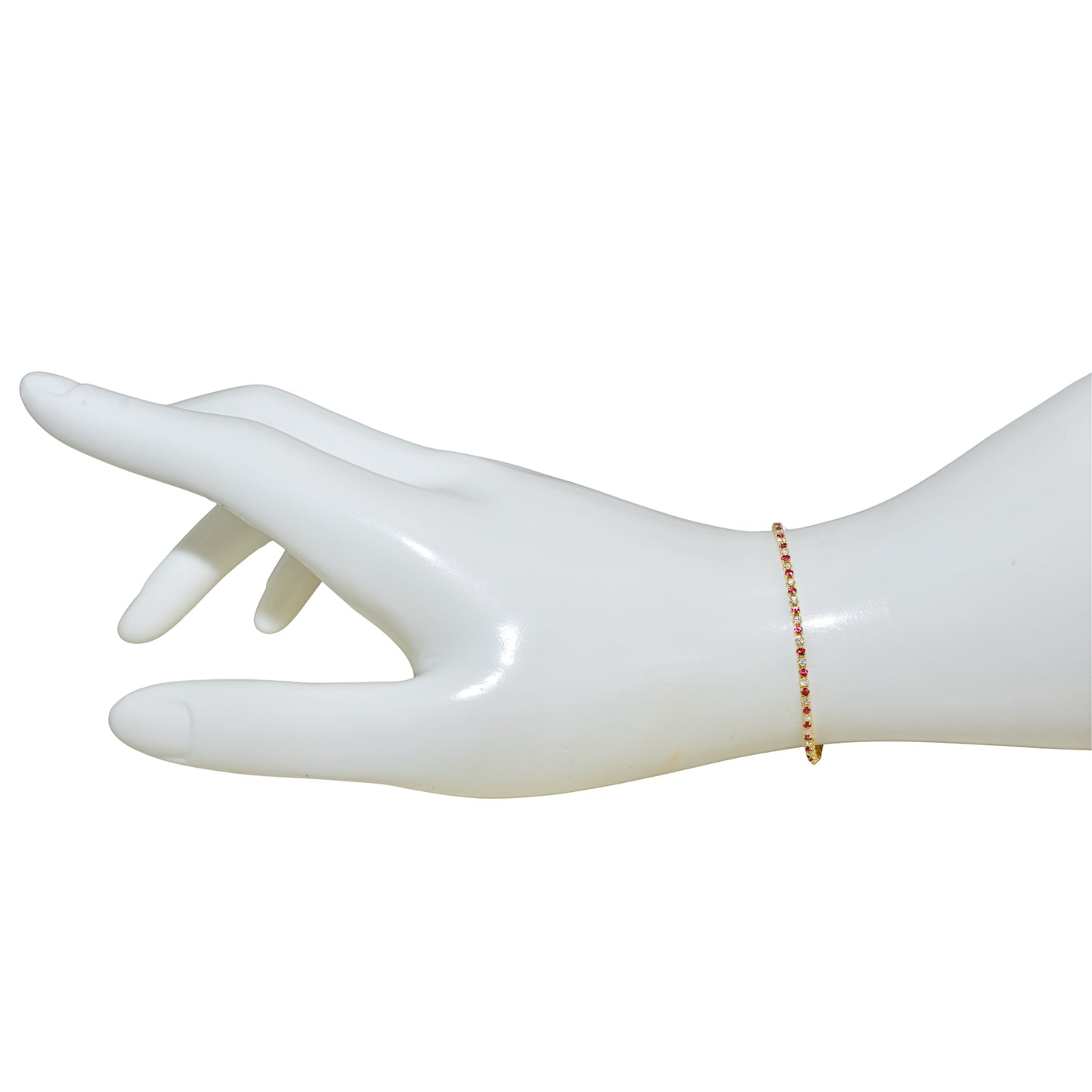 18k Ruby Diamond Bracelet