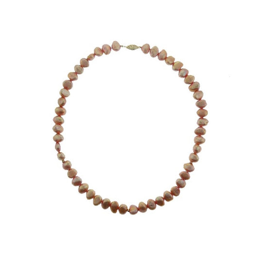 14k Dark Champ Nugget Freshwater Pearl Necklace