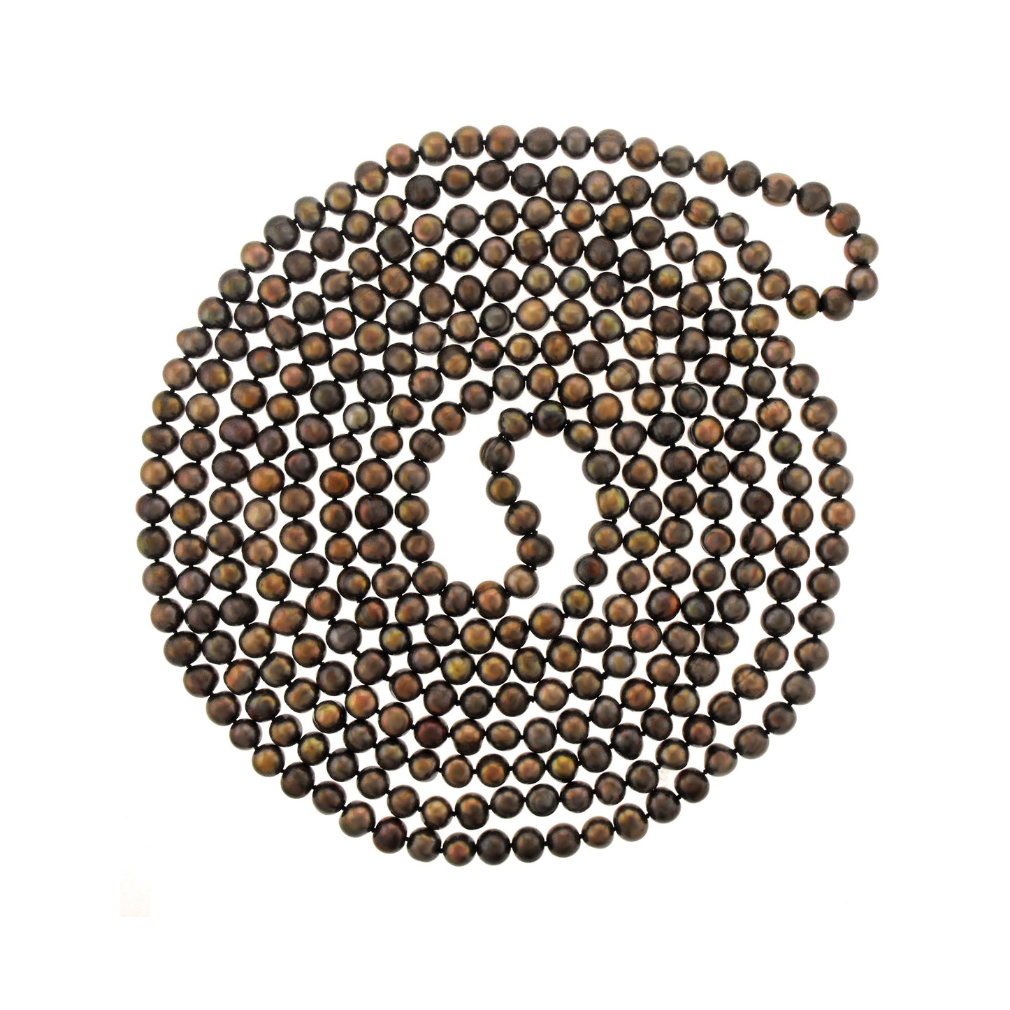 Chocolate Color Freshwater Pearl Necklace