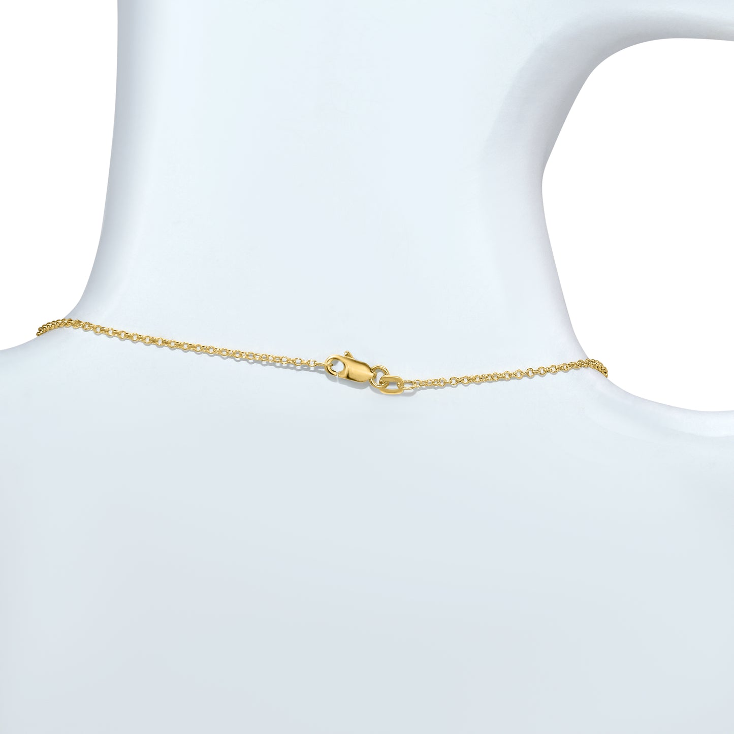 14k White Pearl Drop Wavy Gold Bar Necklace