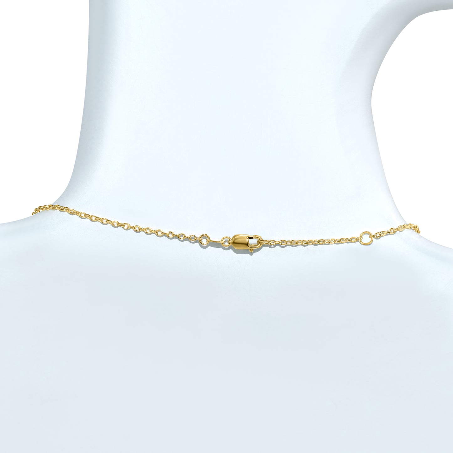 14k White Pearl Drop Necklace