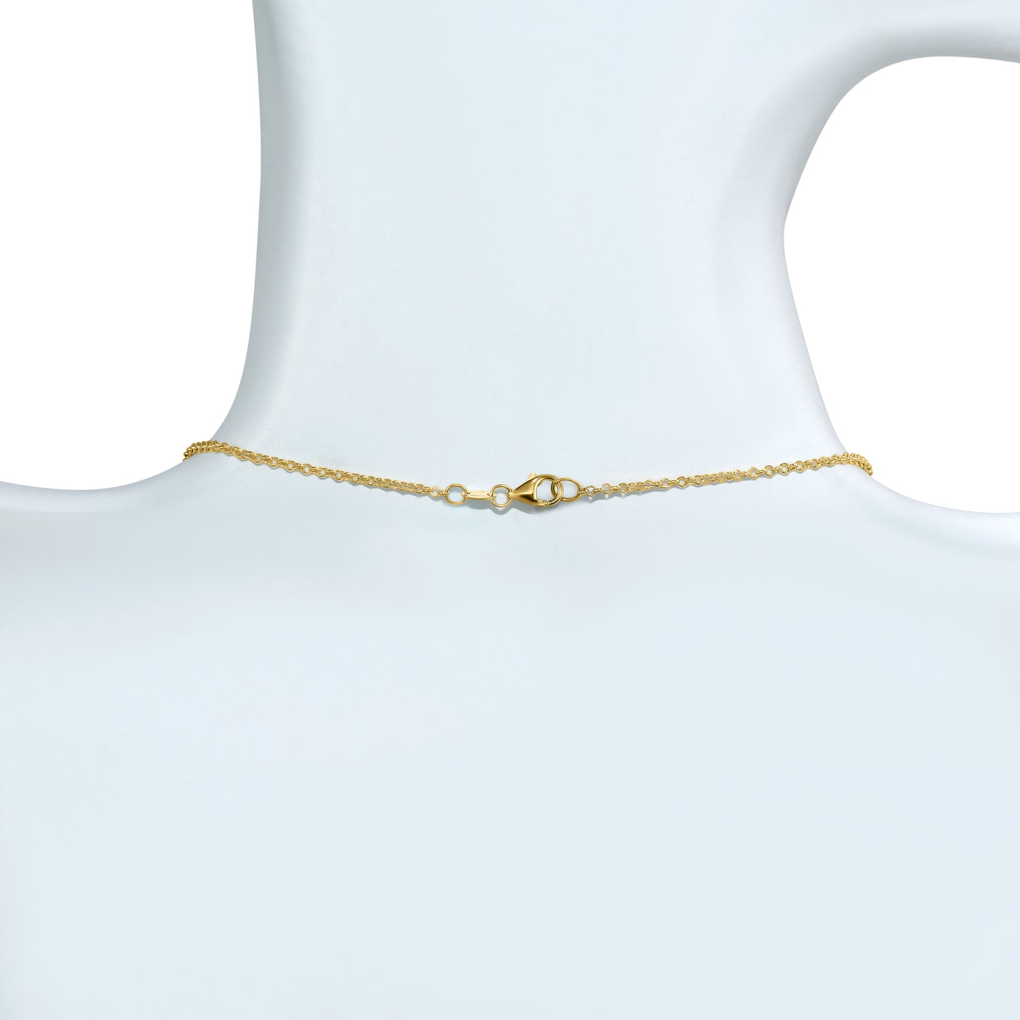 14k White Pearl 3 Station Necklace