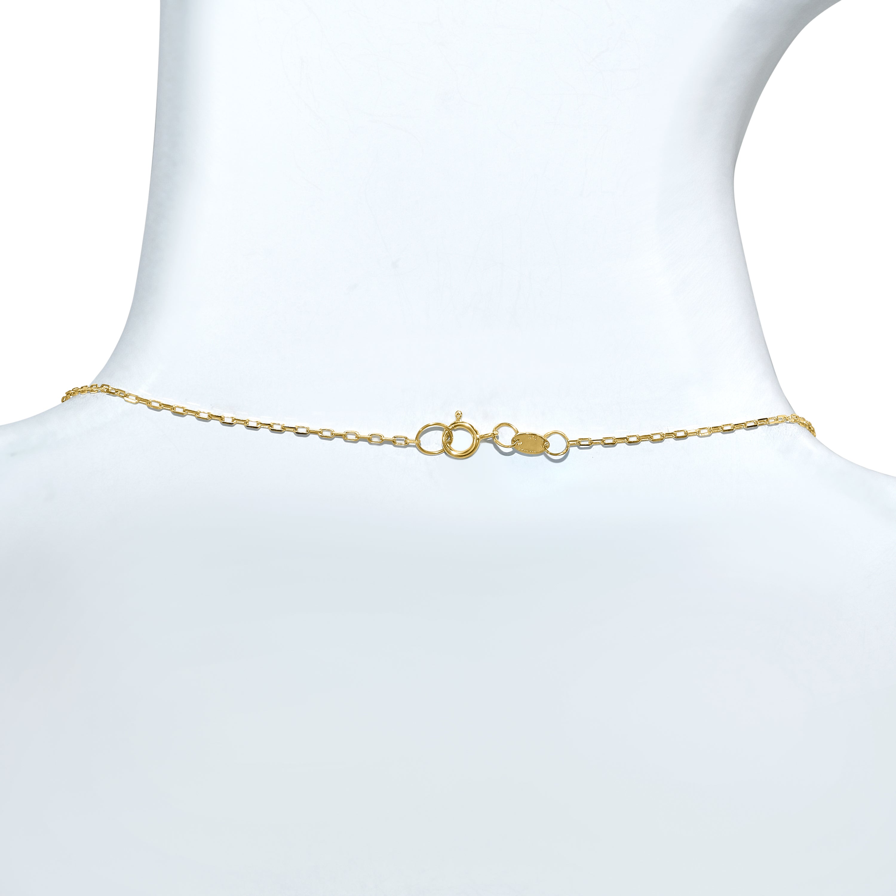 14k White Pearl Drop Faceted Gold Ball Necklace