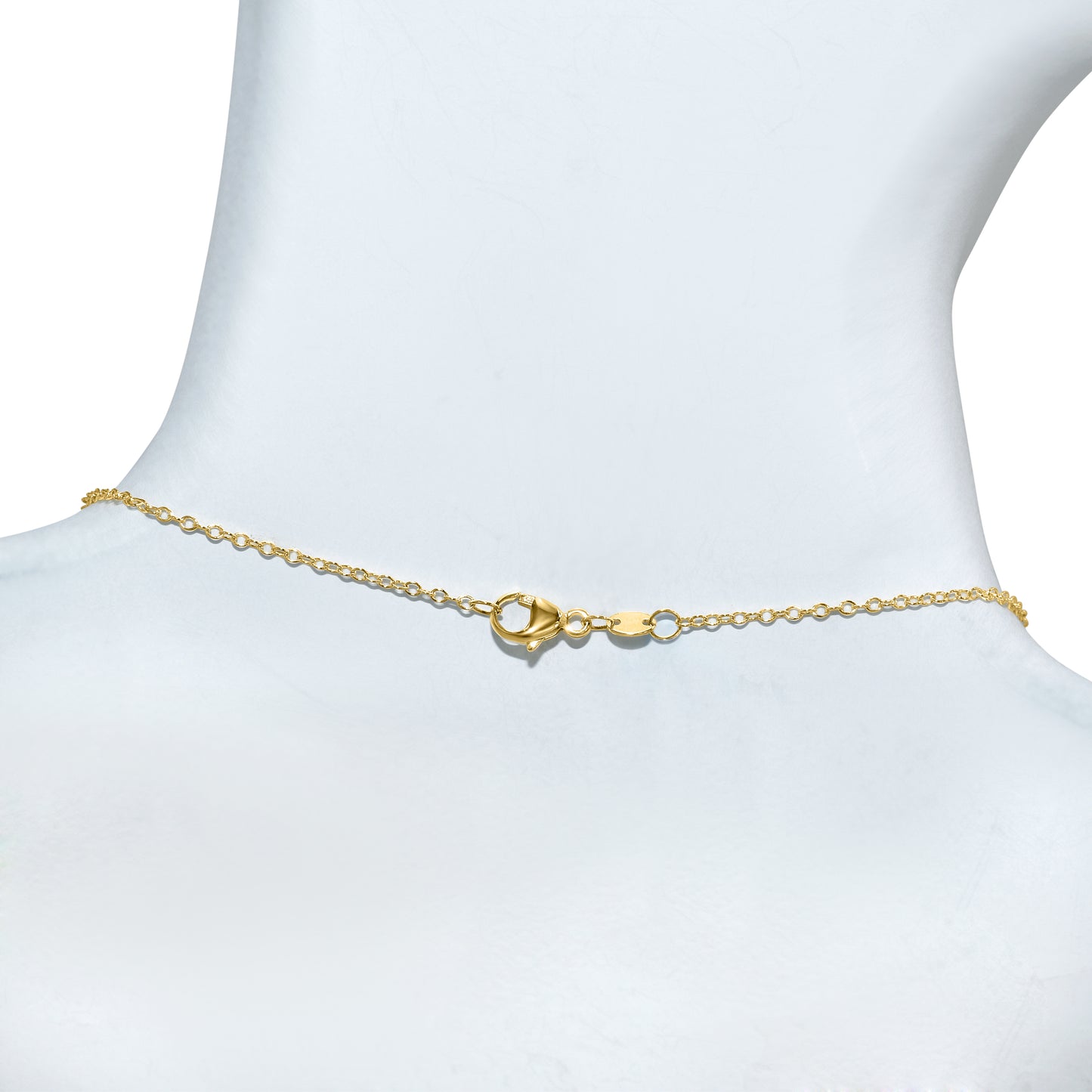 14k Natural Pink Pearl Link Front Necklace