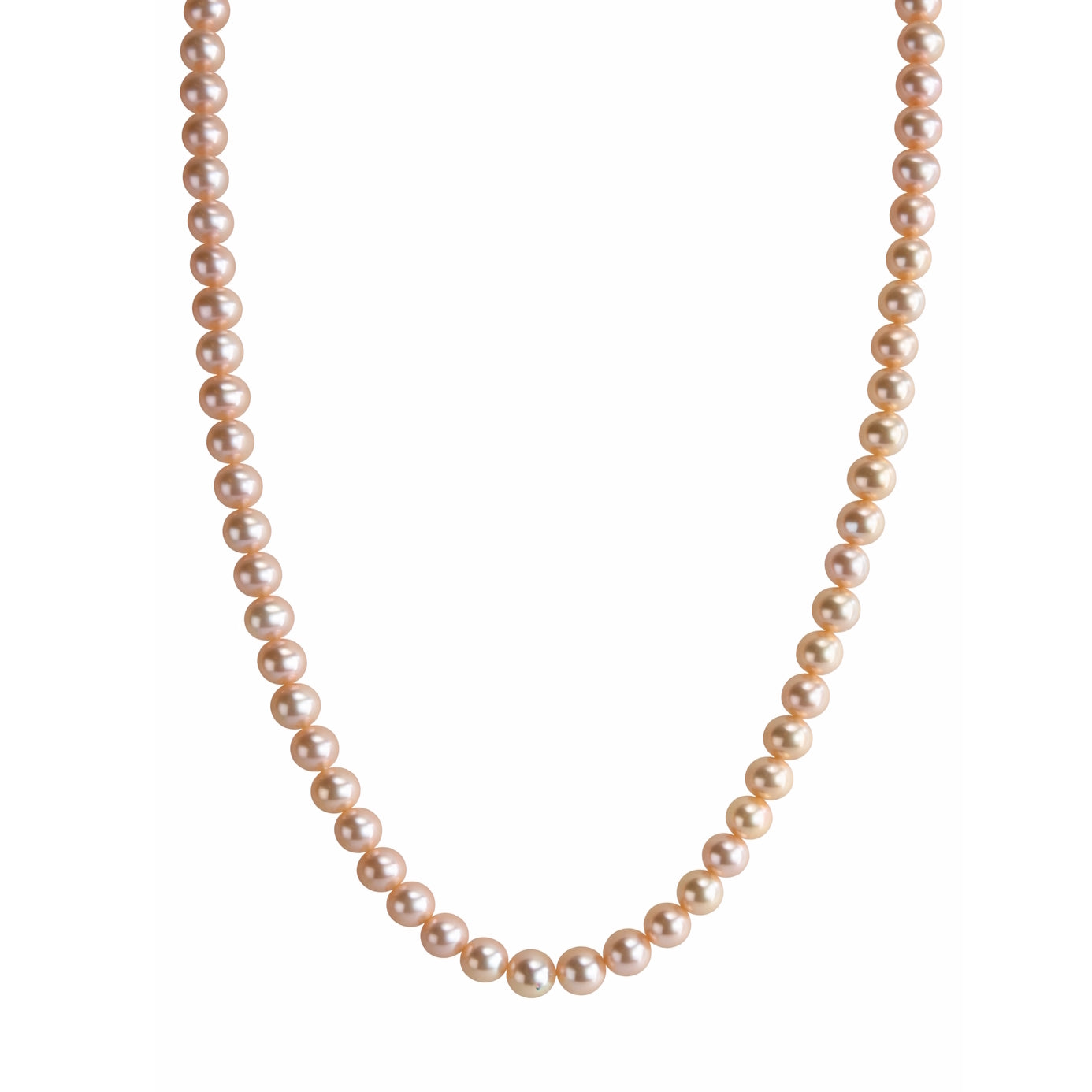 14k Natural Pink Pearl Necklace