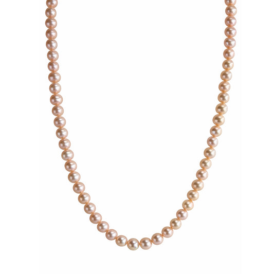 14k Natural Pink Pearl Necklace