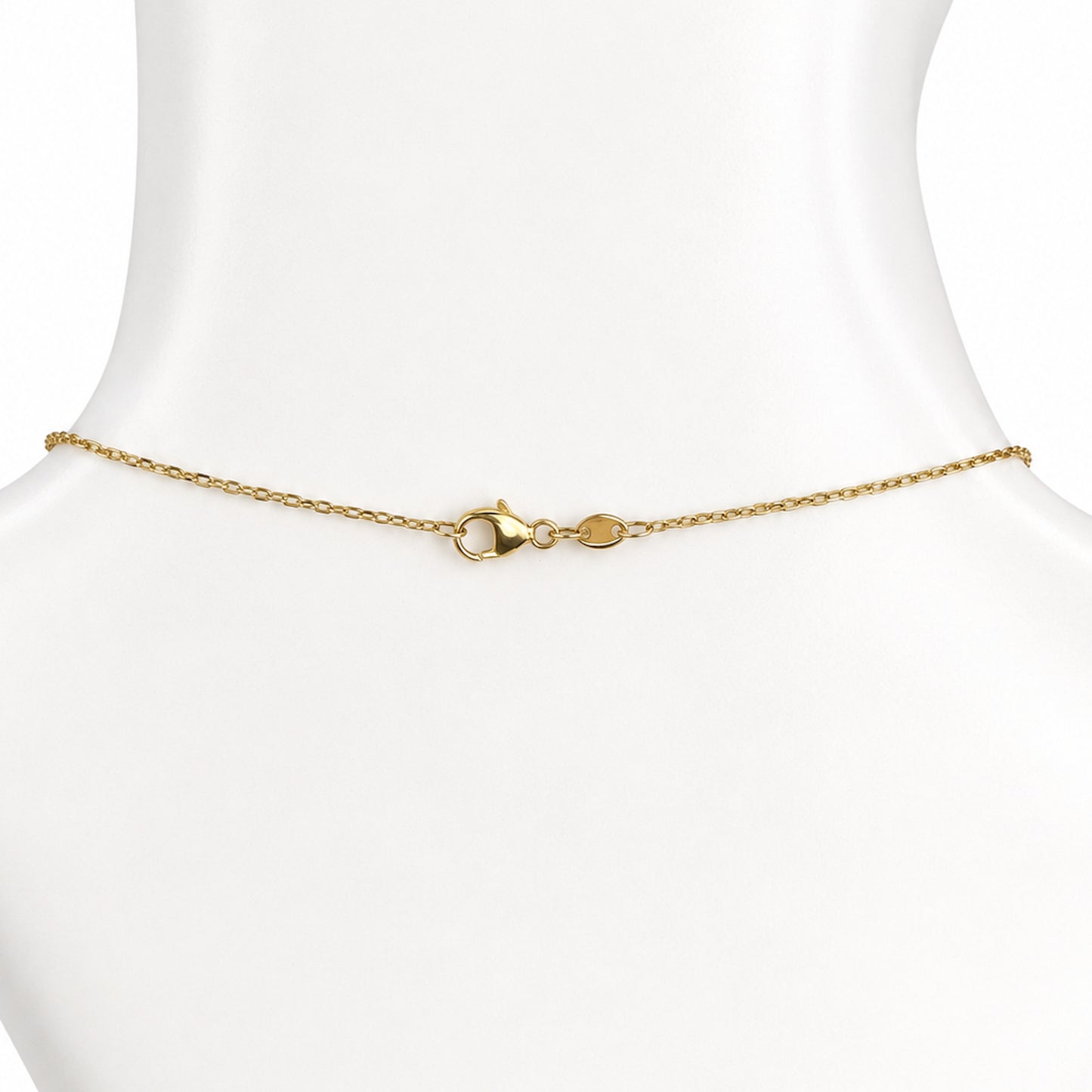 14k White Pearl Drop & Mother of Pearl Rectangle Bezel Center Necklace
