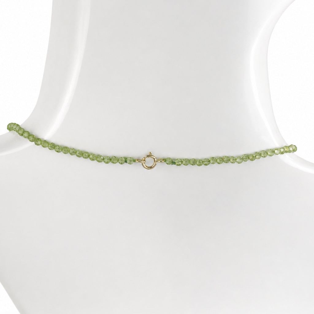 14k Gemstones & Pearl Coin Center Necklace