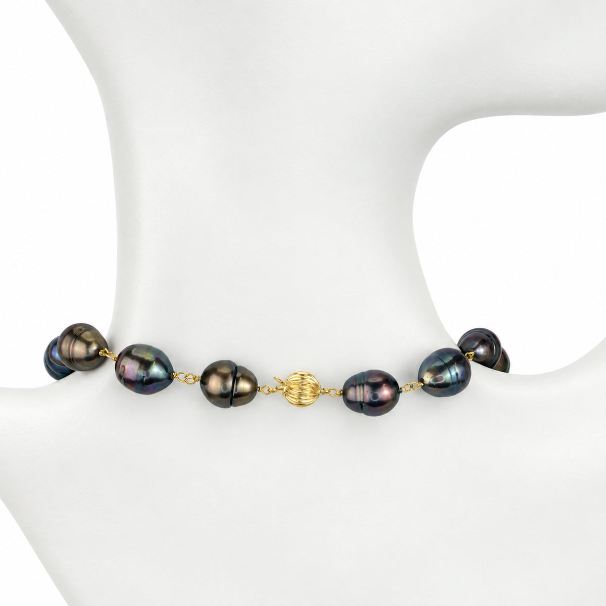 14k Peacock Baroque Freswater Pearl Necklace