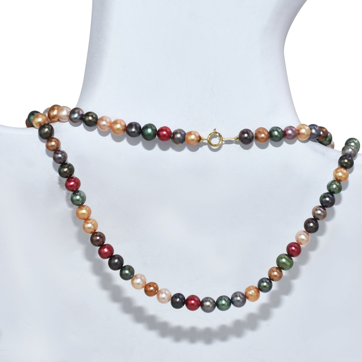 14k Multi Freshwater Pearl Necklace