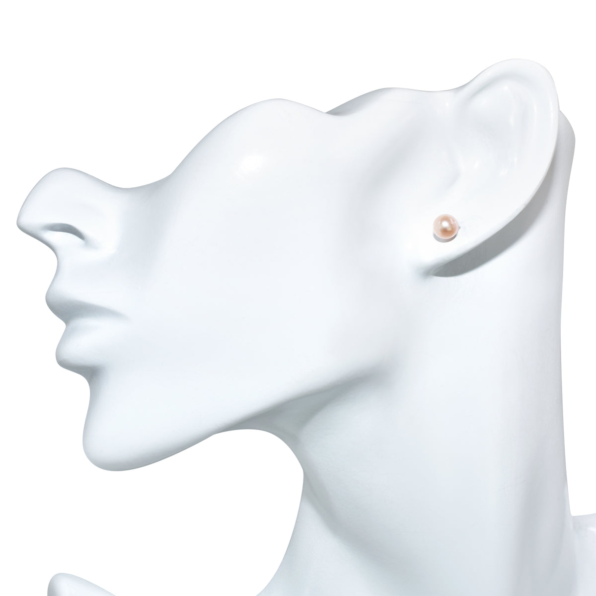 14k Natural Pink Stud Earring
