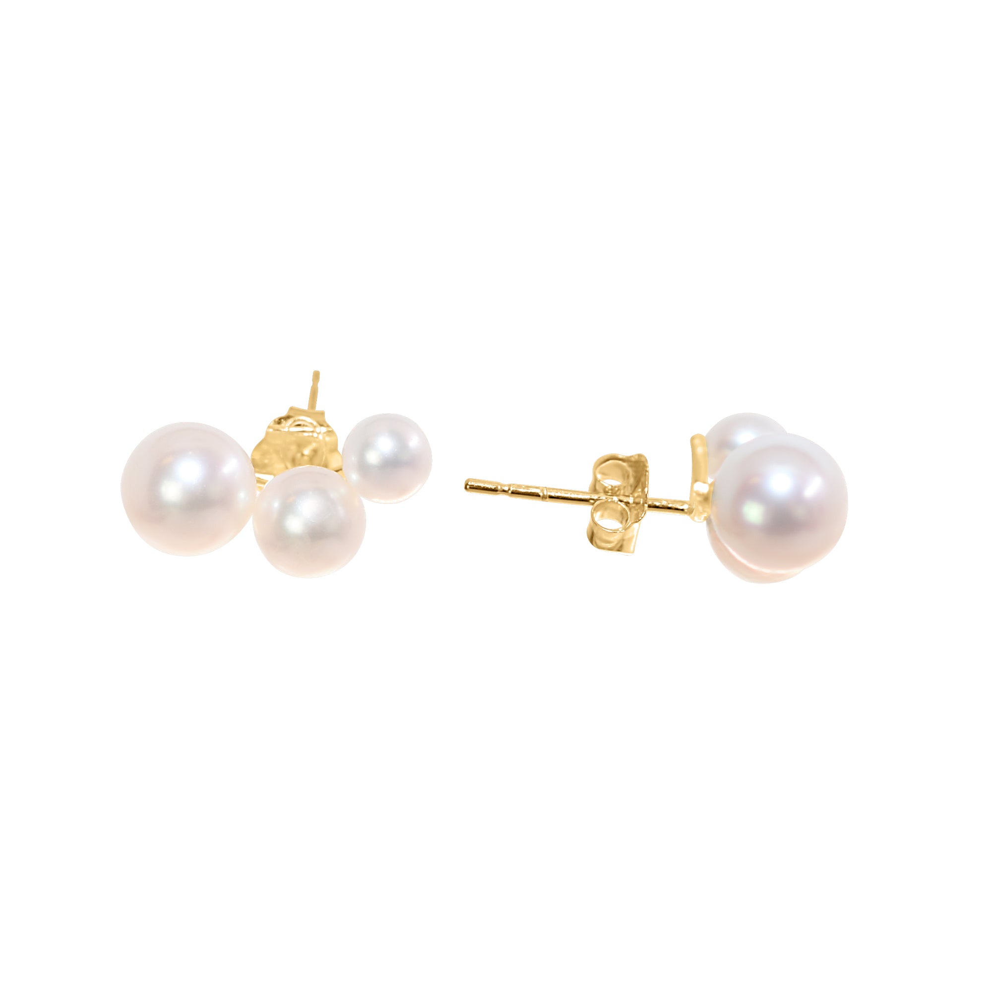 14k White Freshwater Pearl Climber Earring - Don't publish