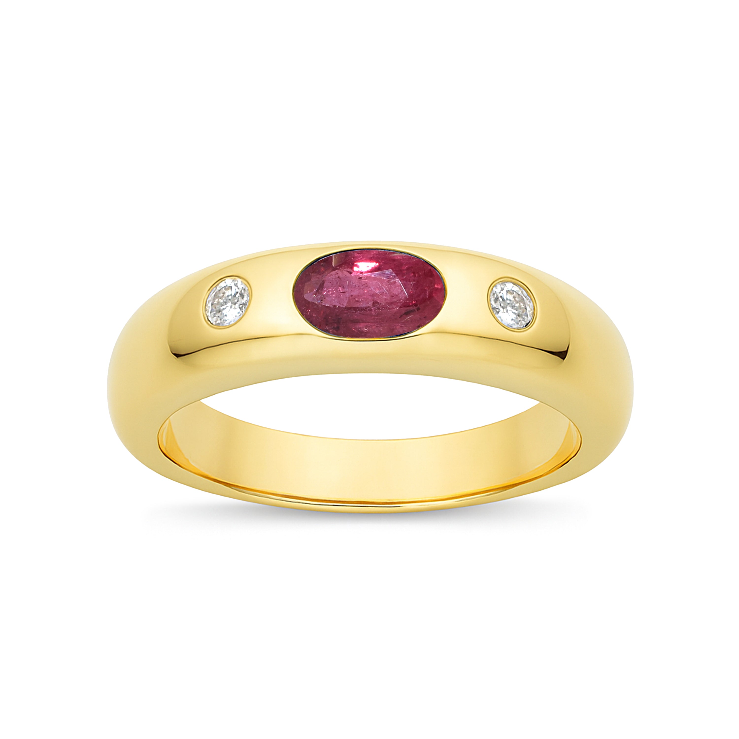 18k Light Blue Sapphire Diamond Etoile Ring