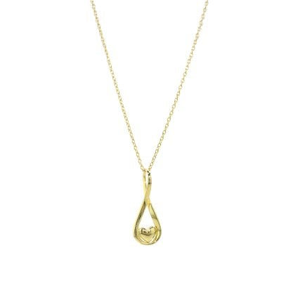 Séchic 14k Infinity & Heart Pendant Necklace