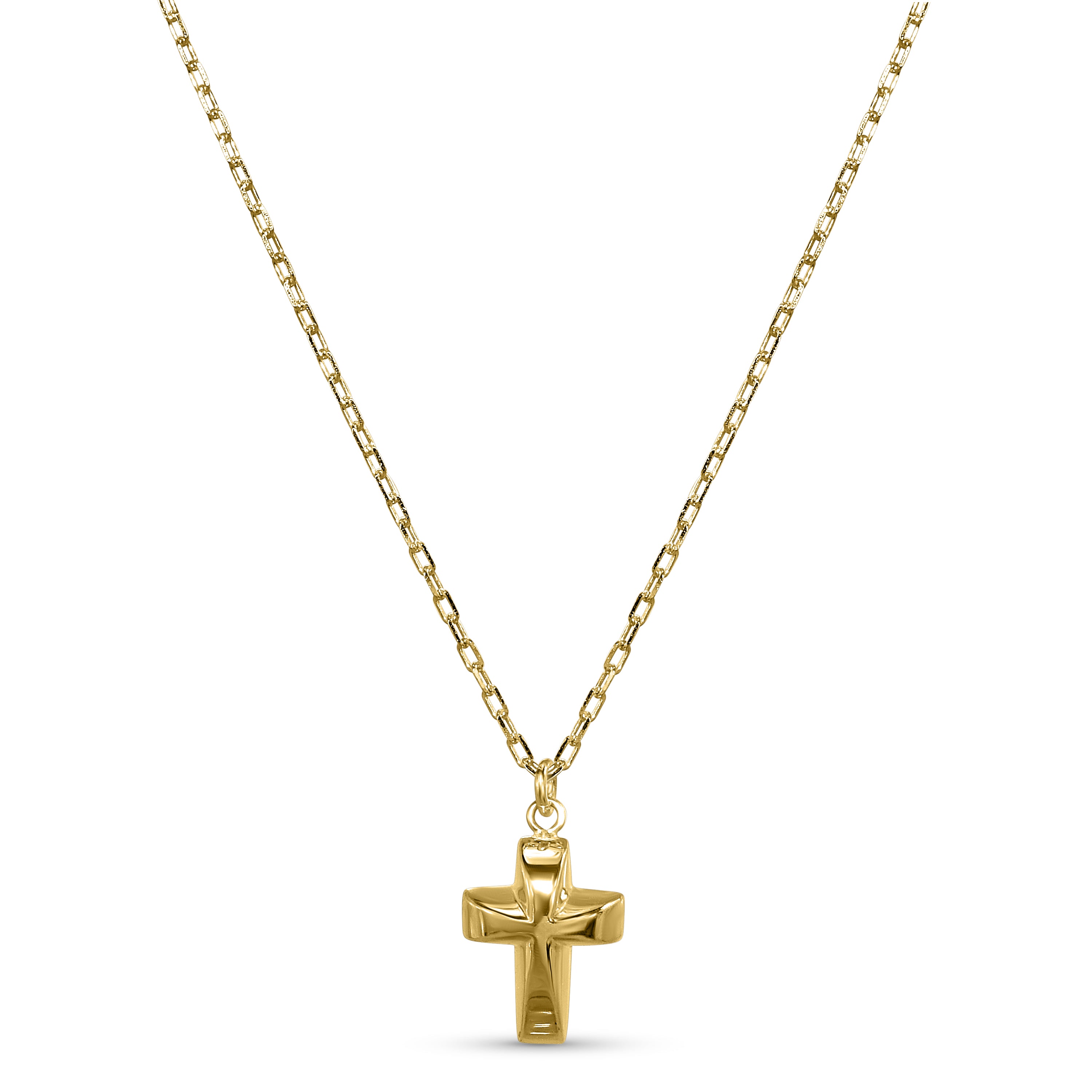 Séchic 14k Cross Pendant Necklace
