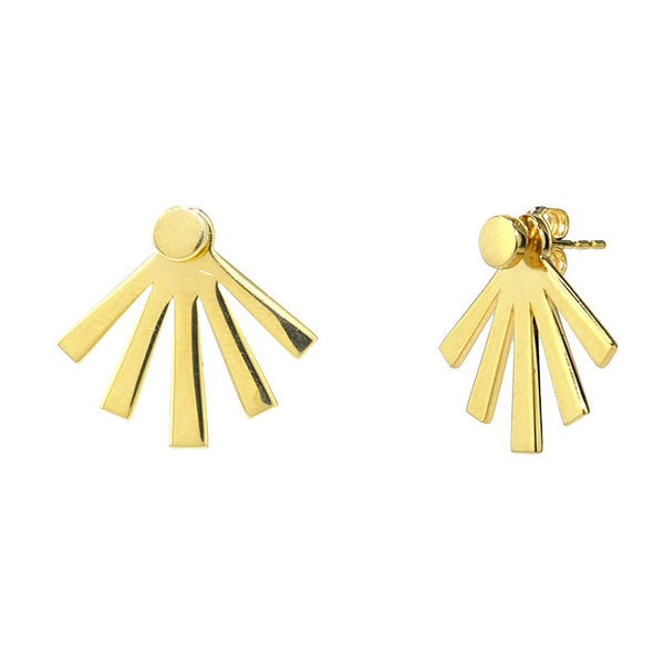 Séchic 14k Fan Frame Ear Jackets