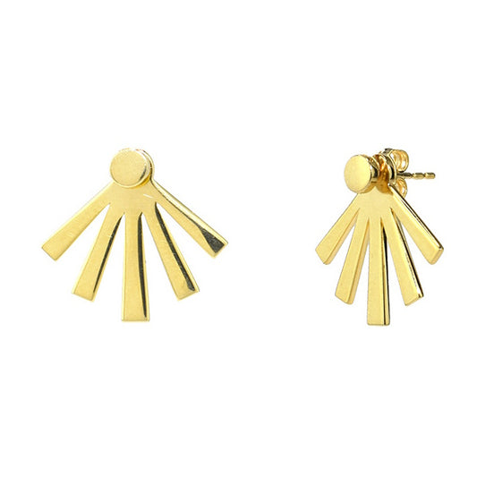 Séchic 14k Fan Frame Ear Jackets