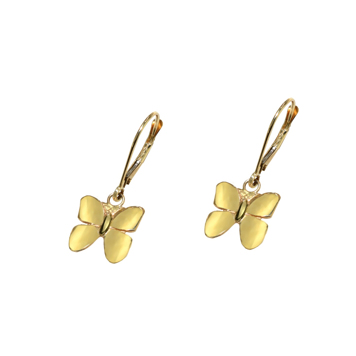 Séchic 14k Butterfly Leverback Earring