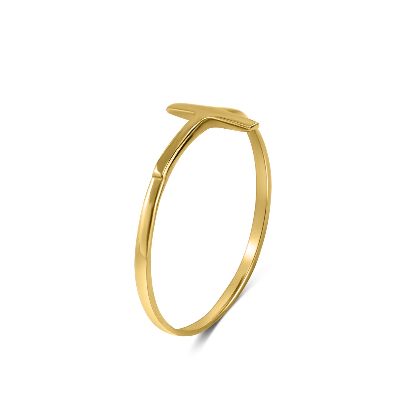 Séchic 14k Cross Knuckle Ring