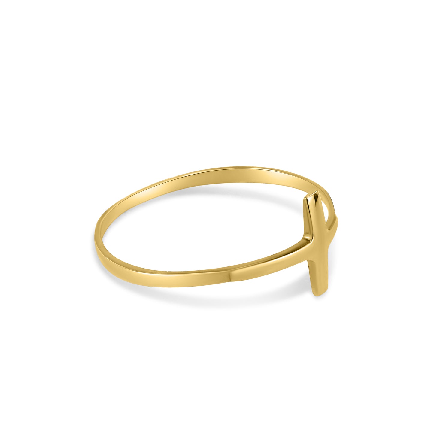 Séchic 14k Cross Knuckle Ring