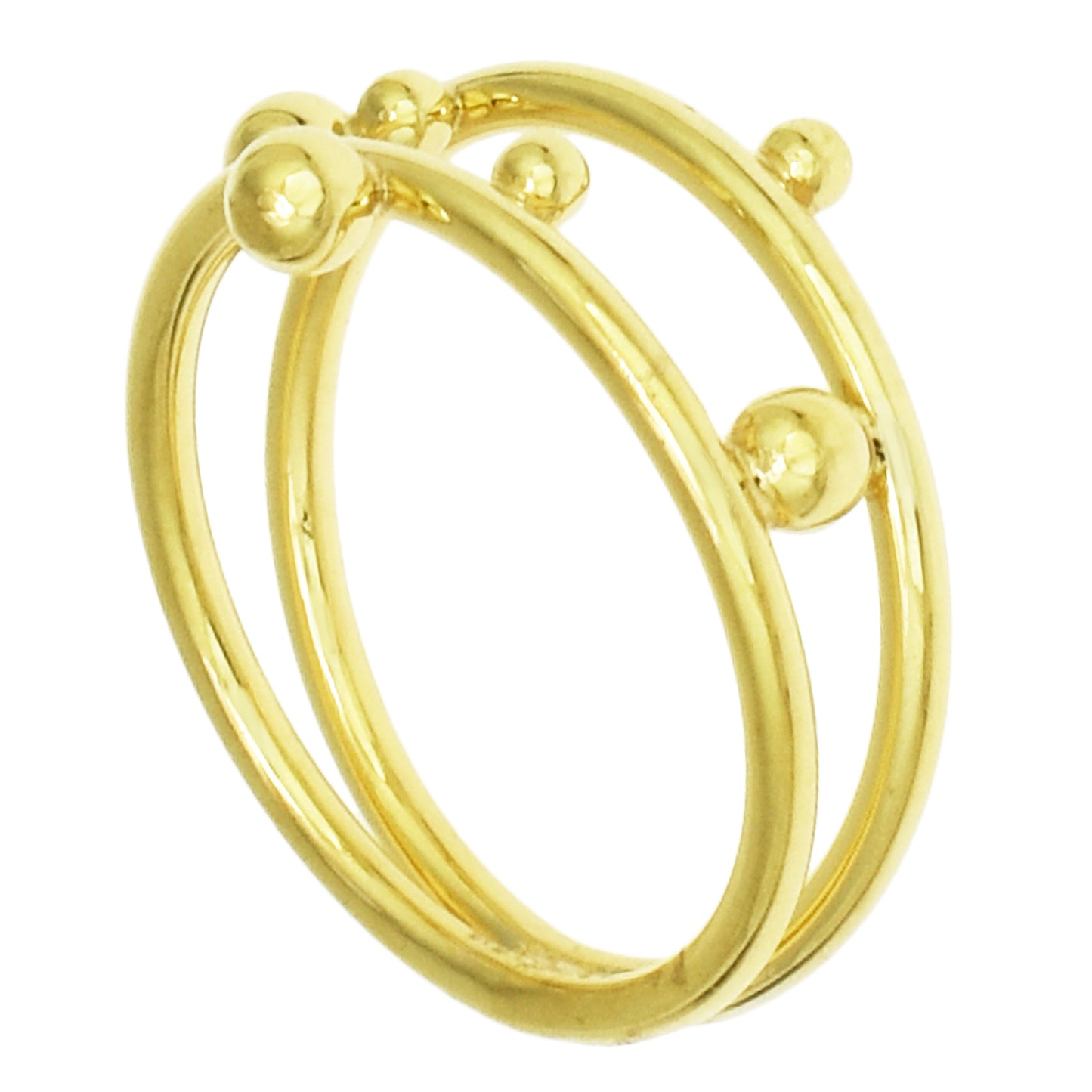 Séchic 14k Globes & Dual Ring