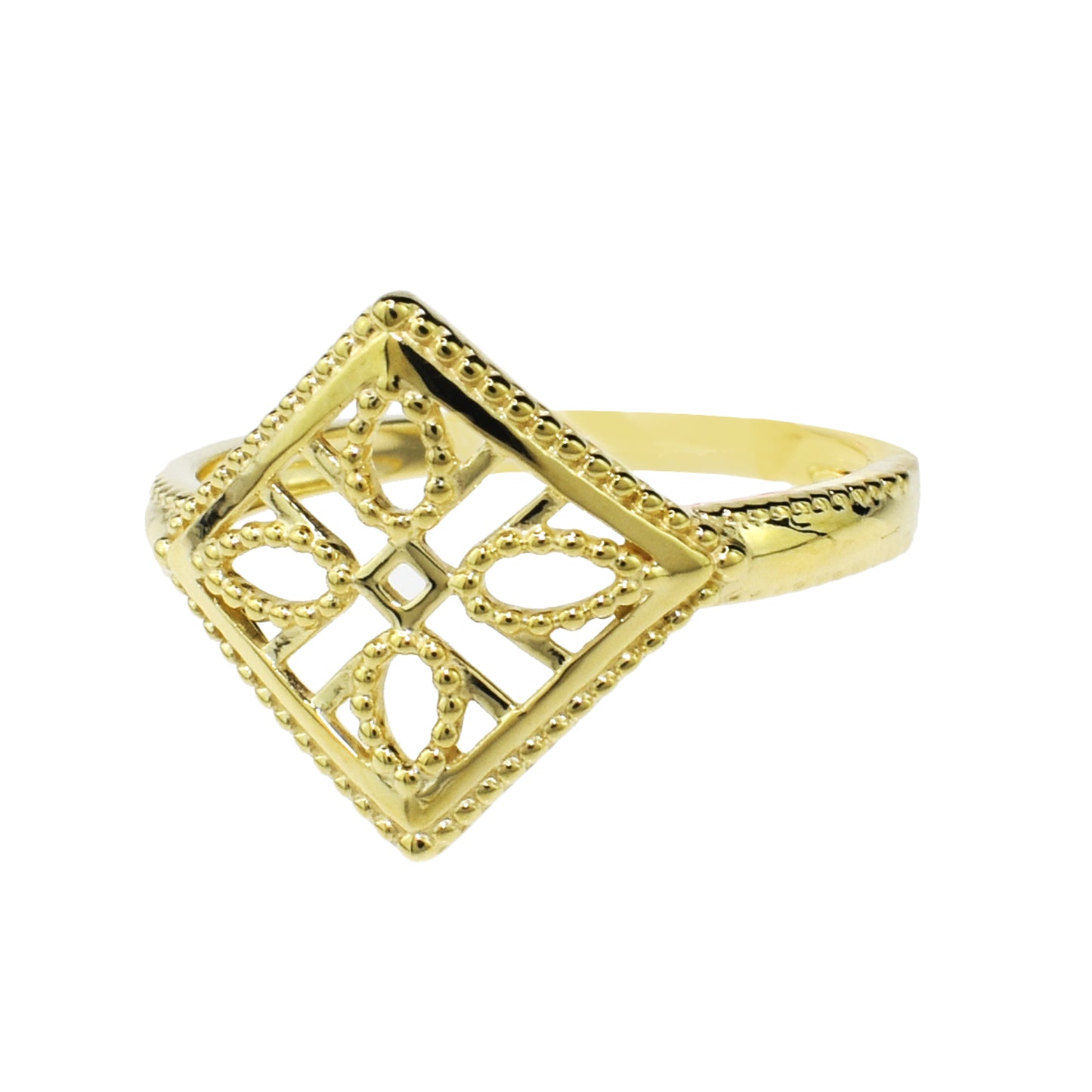 Séchic 14k Gold Deco Style Ring