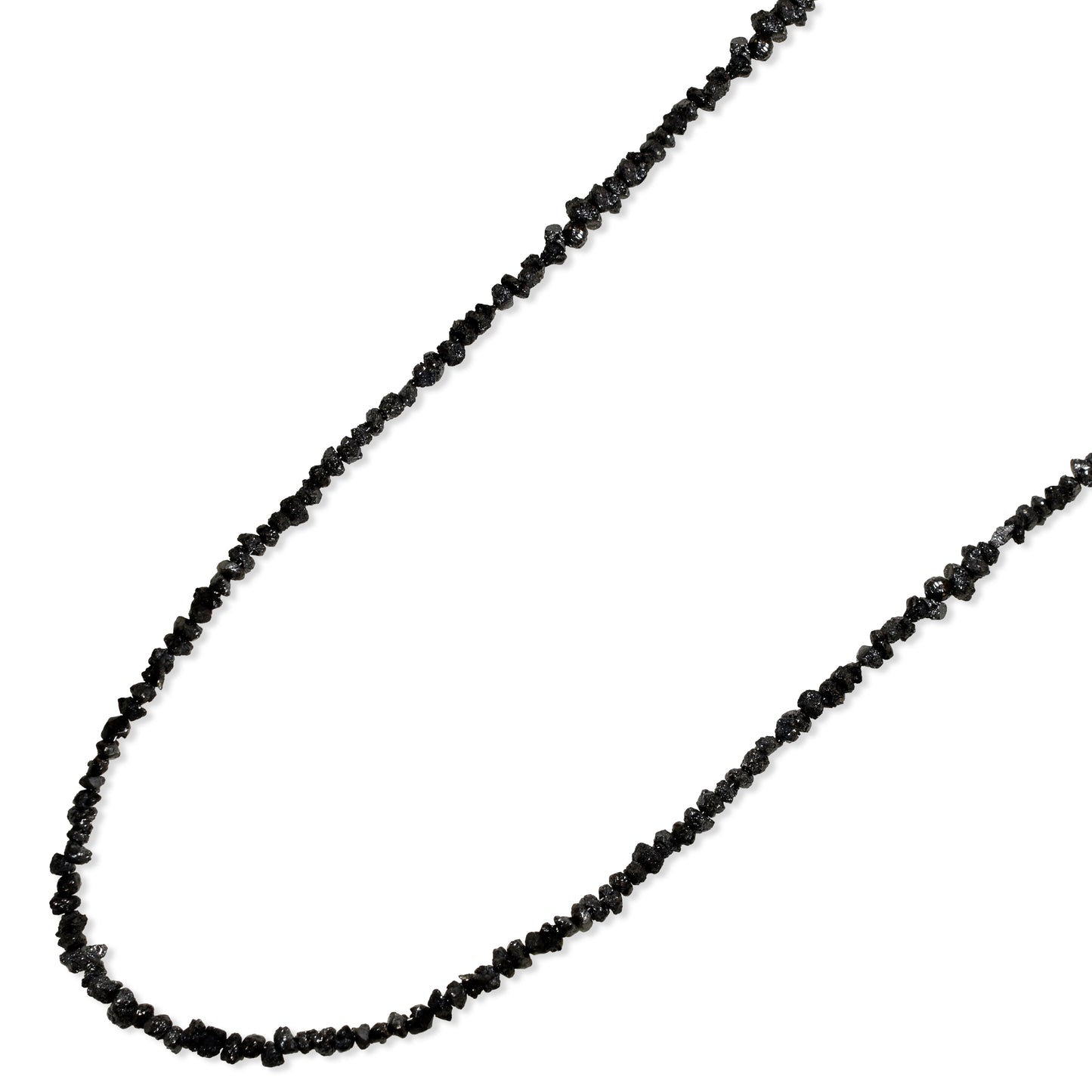 14k Yellow Natural Rough Diamond Necklace for Men or Woman