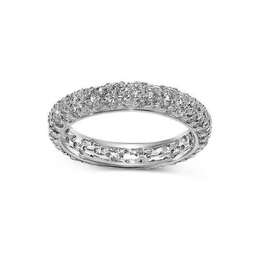 14k White Gold Diamond Rind